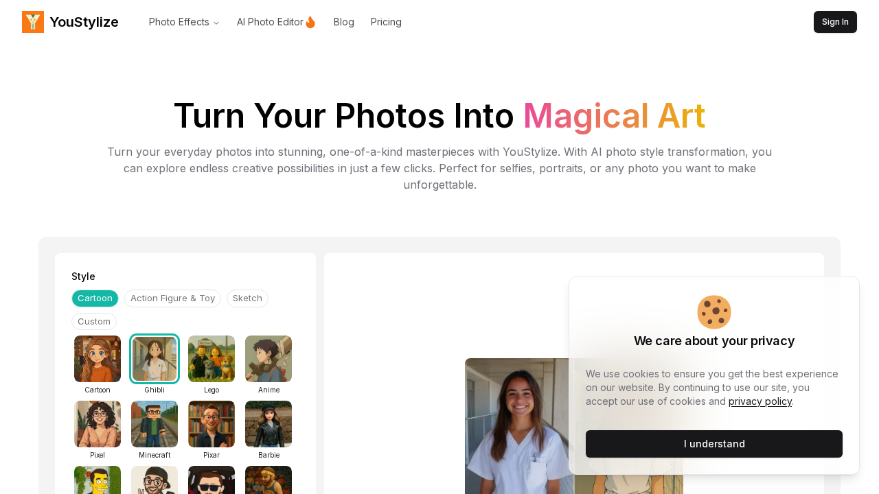 YouStylize screenshot