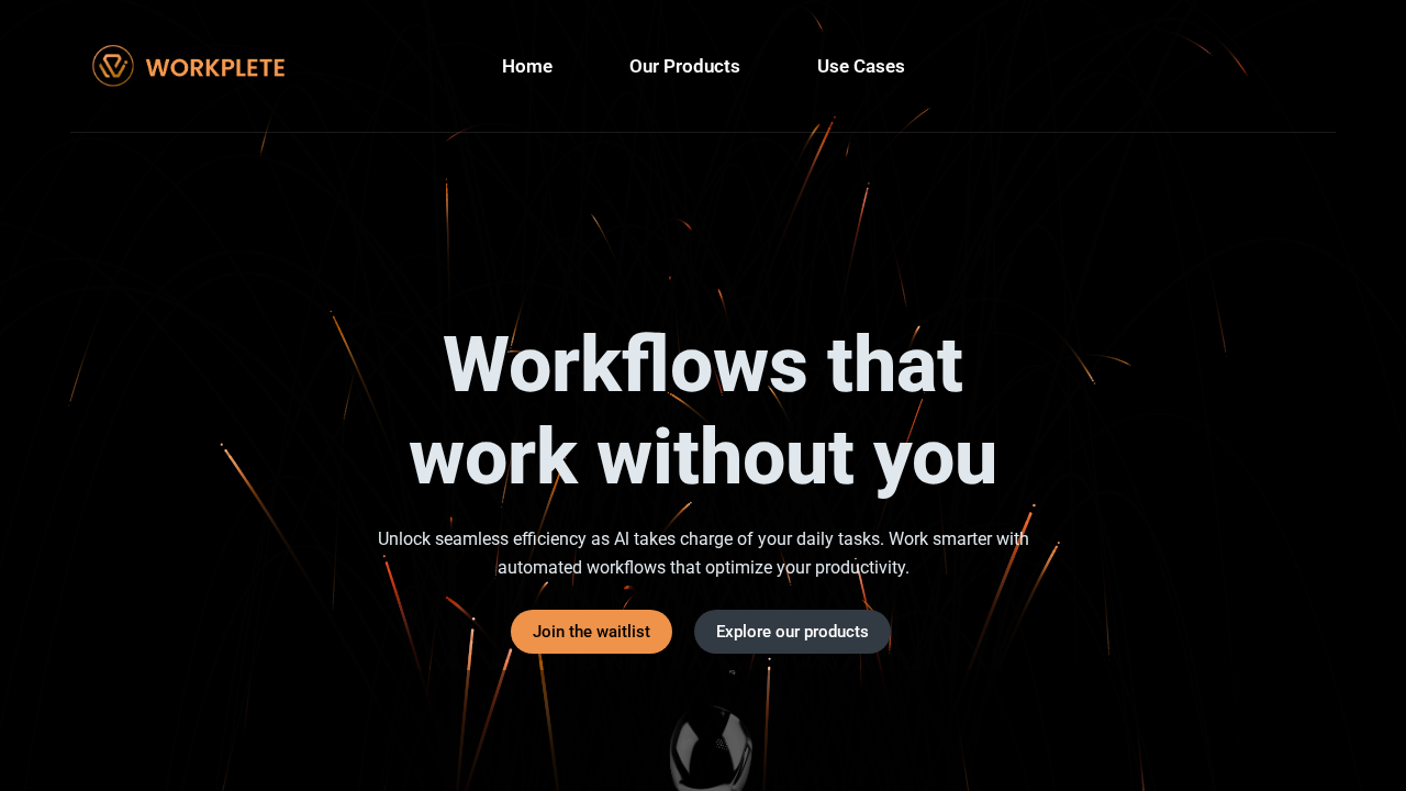 Workplete screenshot