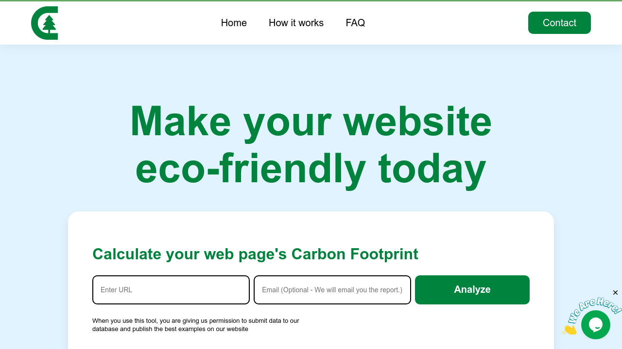 The Carbon Footprint AI screenshot