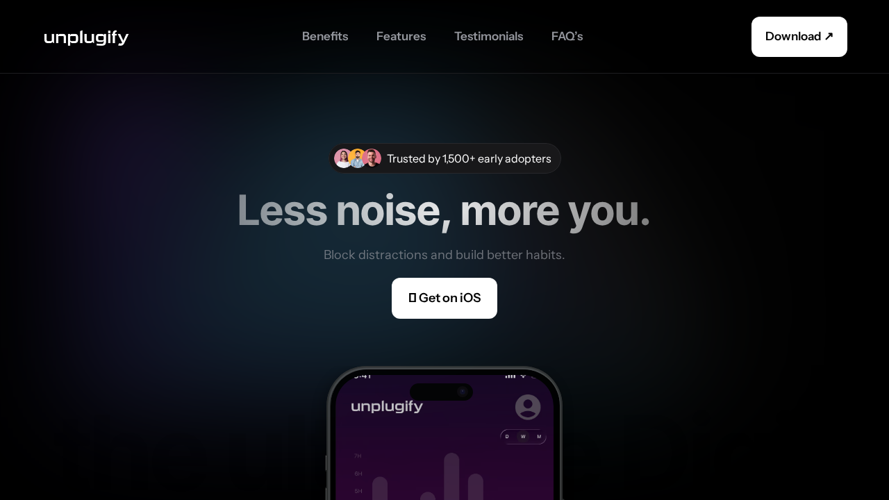 Unplugify screenshot