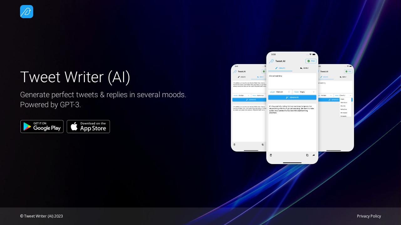 Tweet Writer AI screenshot