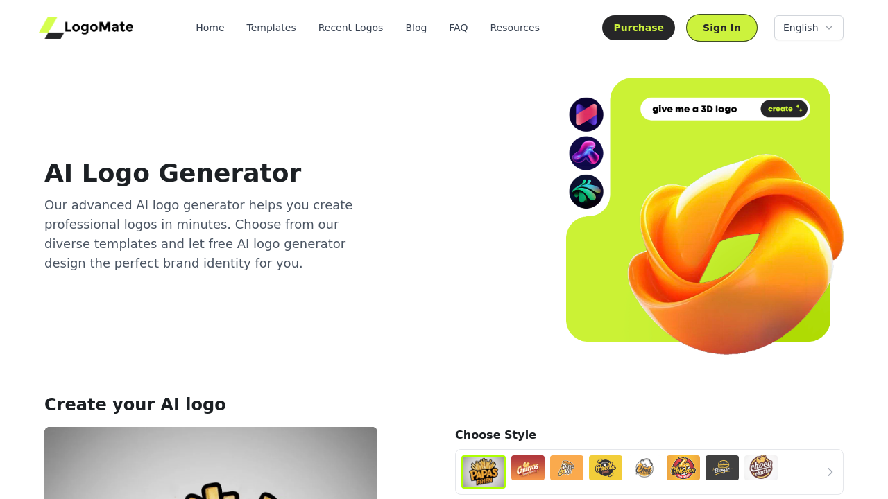 Logomate AI screenshot