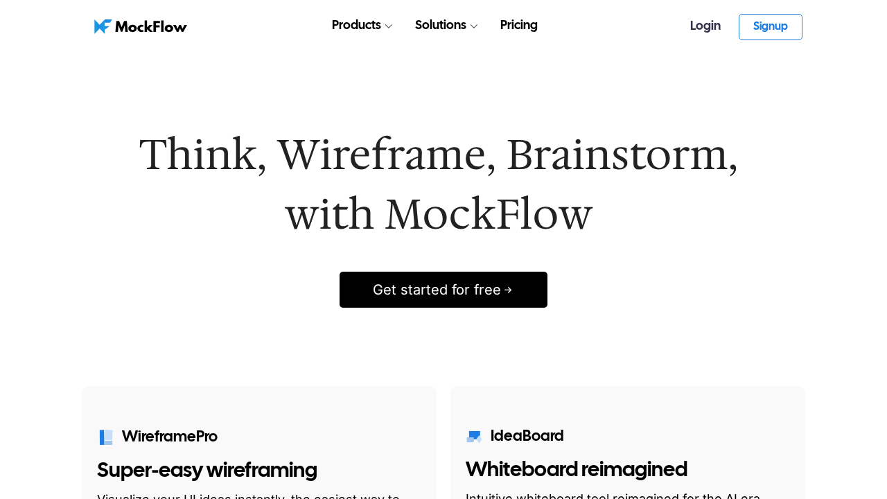 Mockflow AI screenshot