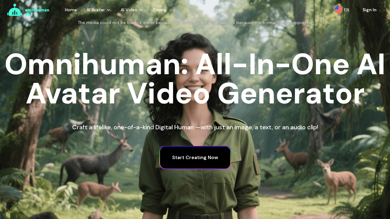 Omnihuman AI screenshot