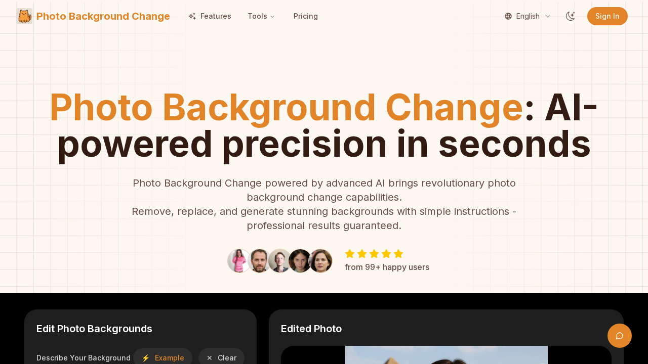 Photo Background Change screenshot