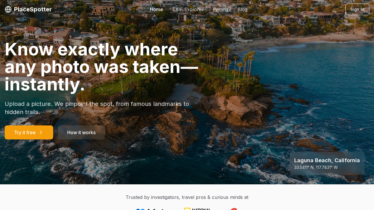 Placespotter screenshot
