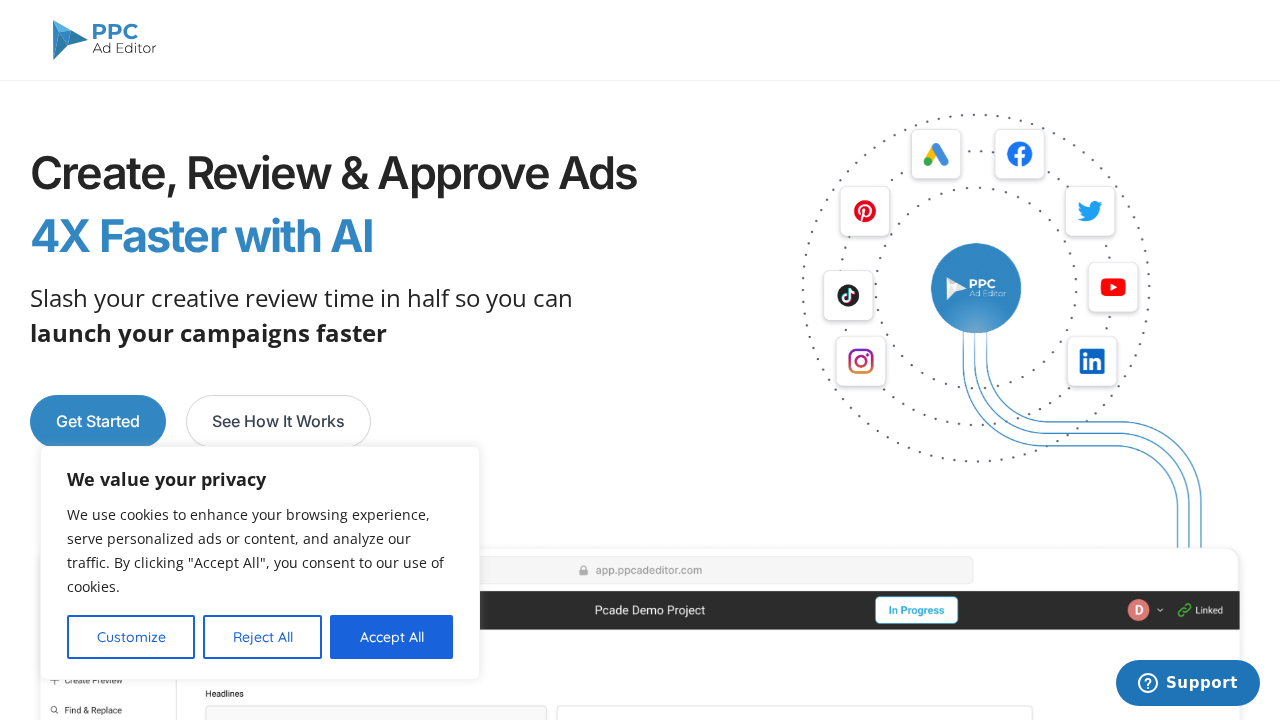 PPC Ad Editor screenshot