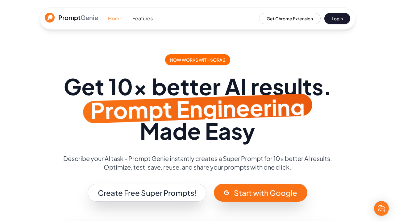 Prompt Genie screenshot