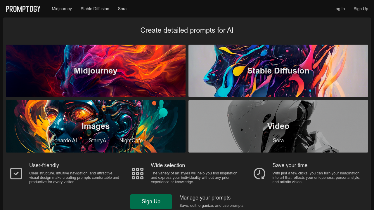 Promptogy screenshot