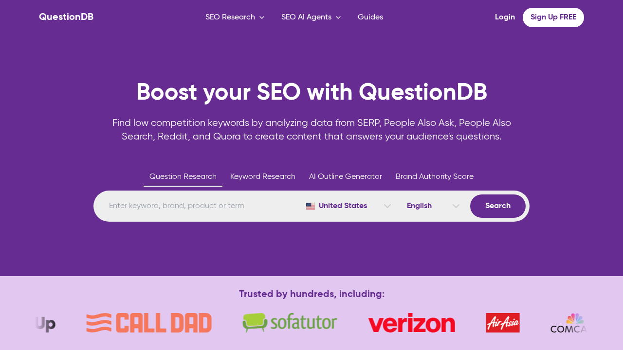 QuestionDB screenshot