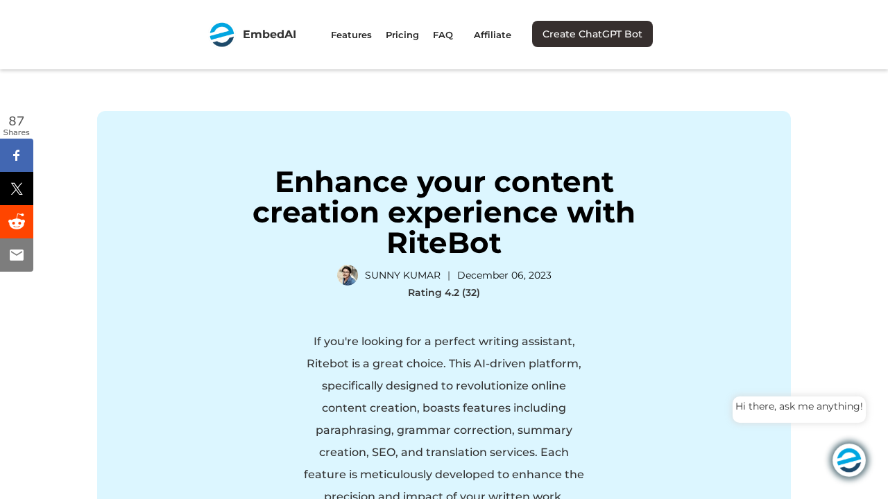 RiteBot screenshot