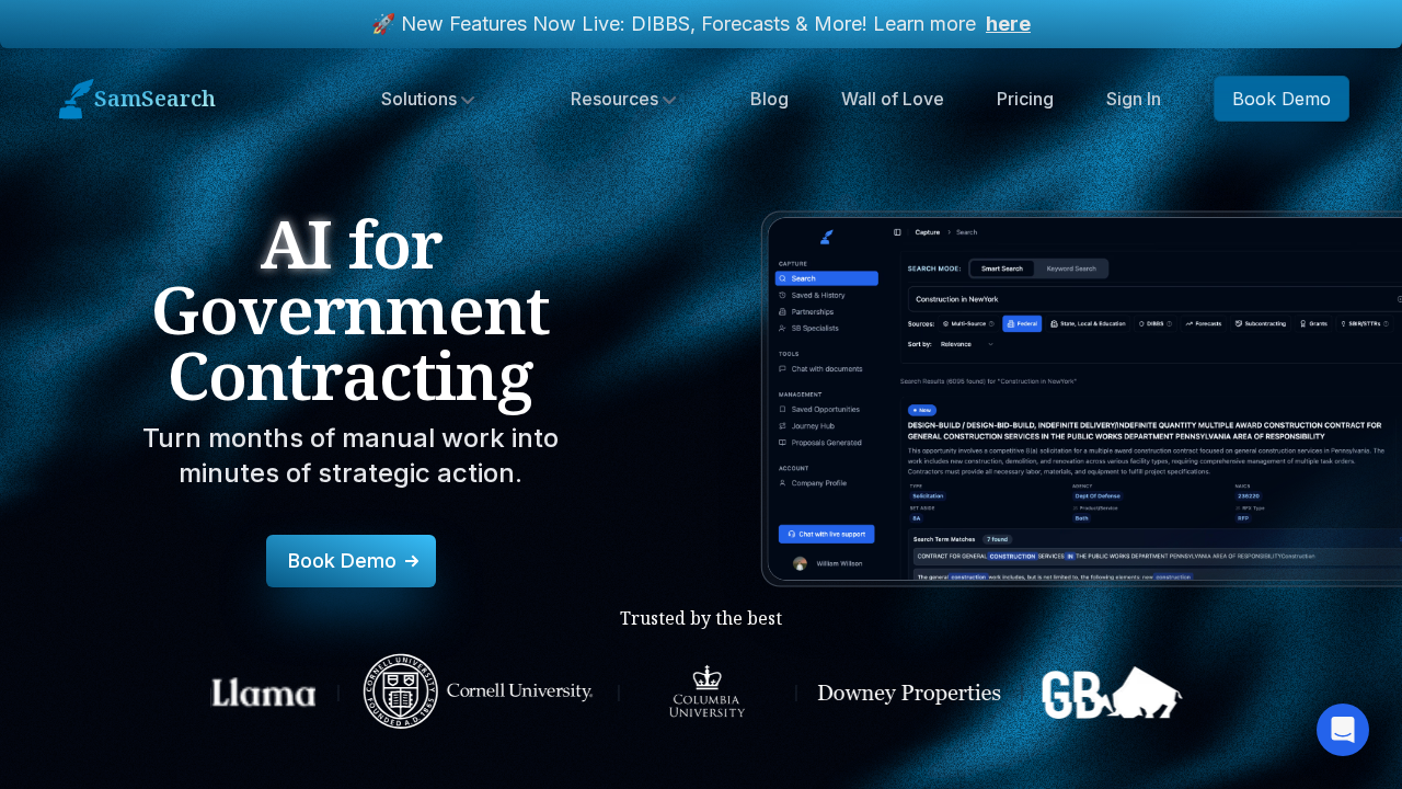 SamSearch screenshot