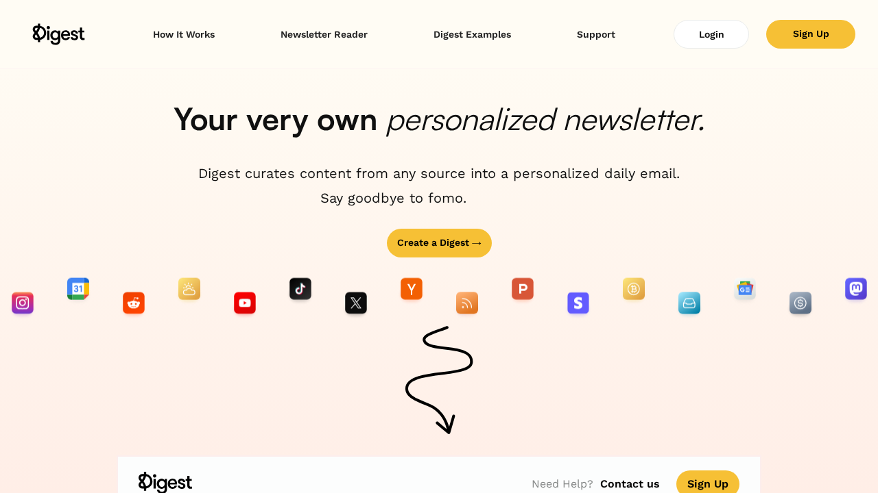 Usedigest screenshot