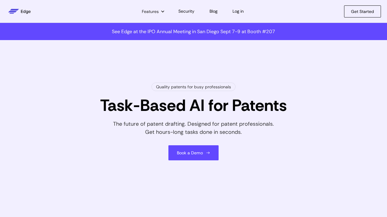 Edge Patent AI screenshot
