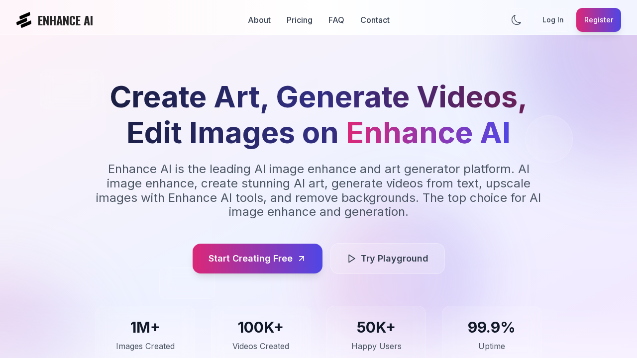 ENHANCE AI screenshot