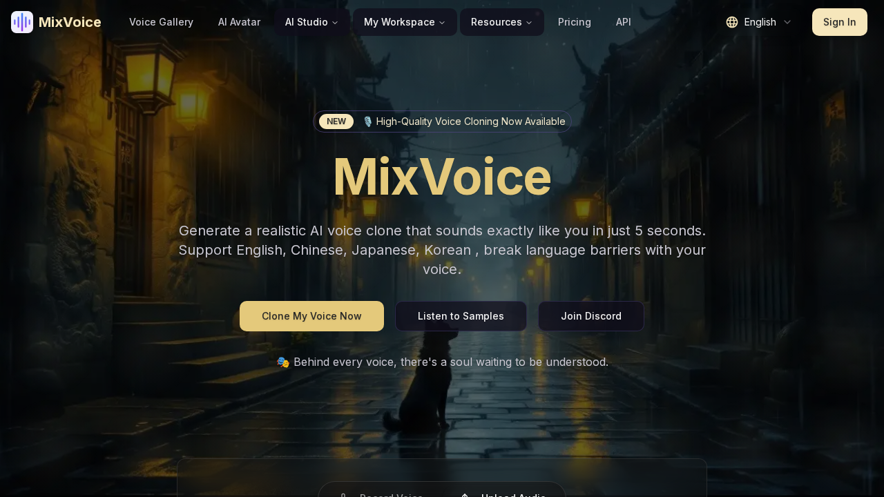 Free AI Voice Cloning screenshot