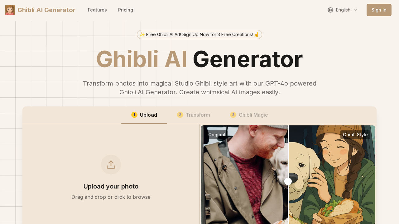 Ghibli AI Generator screenshot