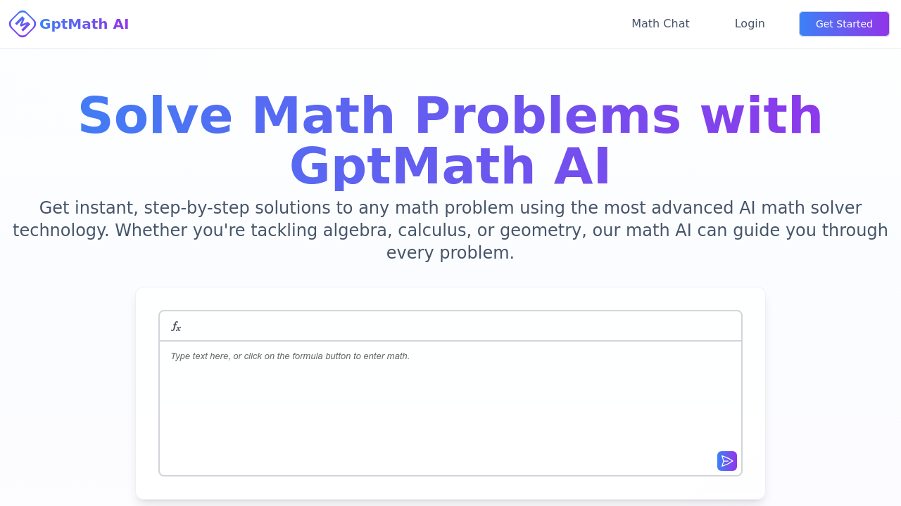 GptMath AI screenshot