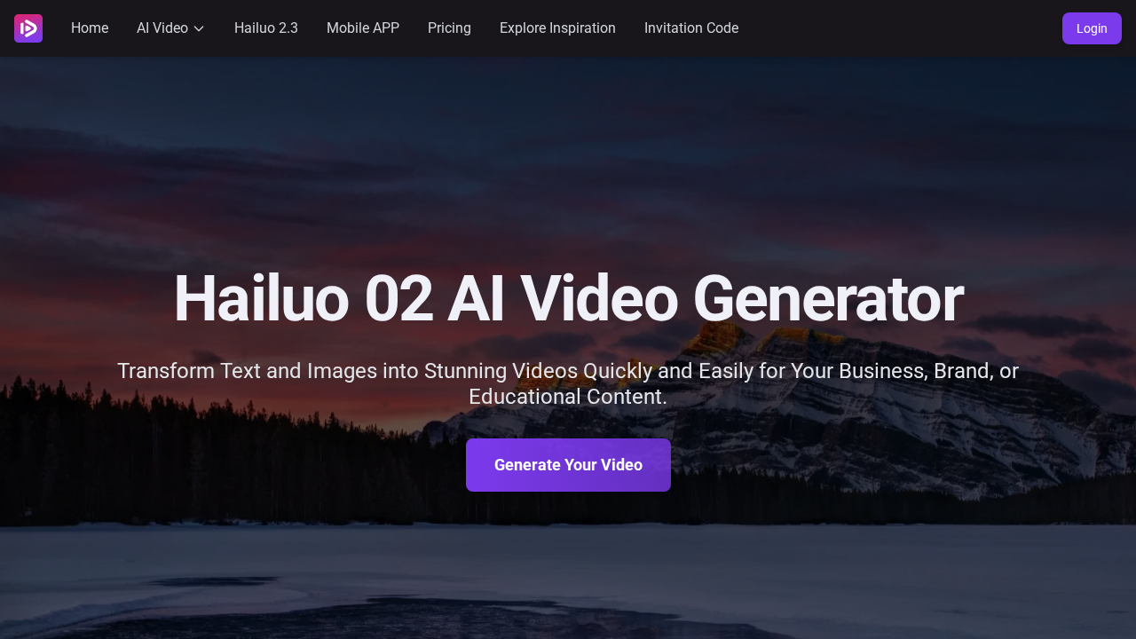 Hailuo 02 screenshot