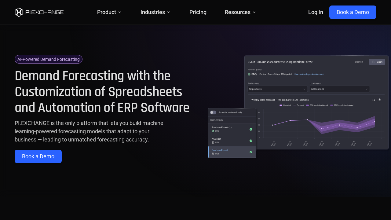 PI.EXCHANGE screenshot