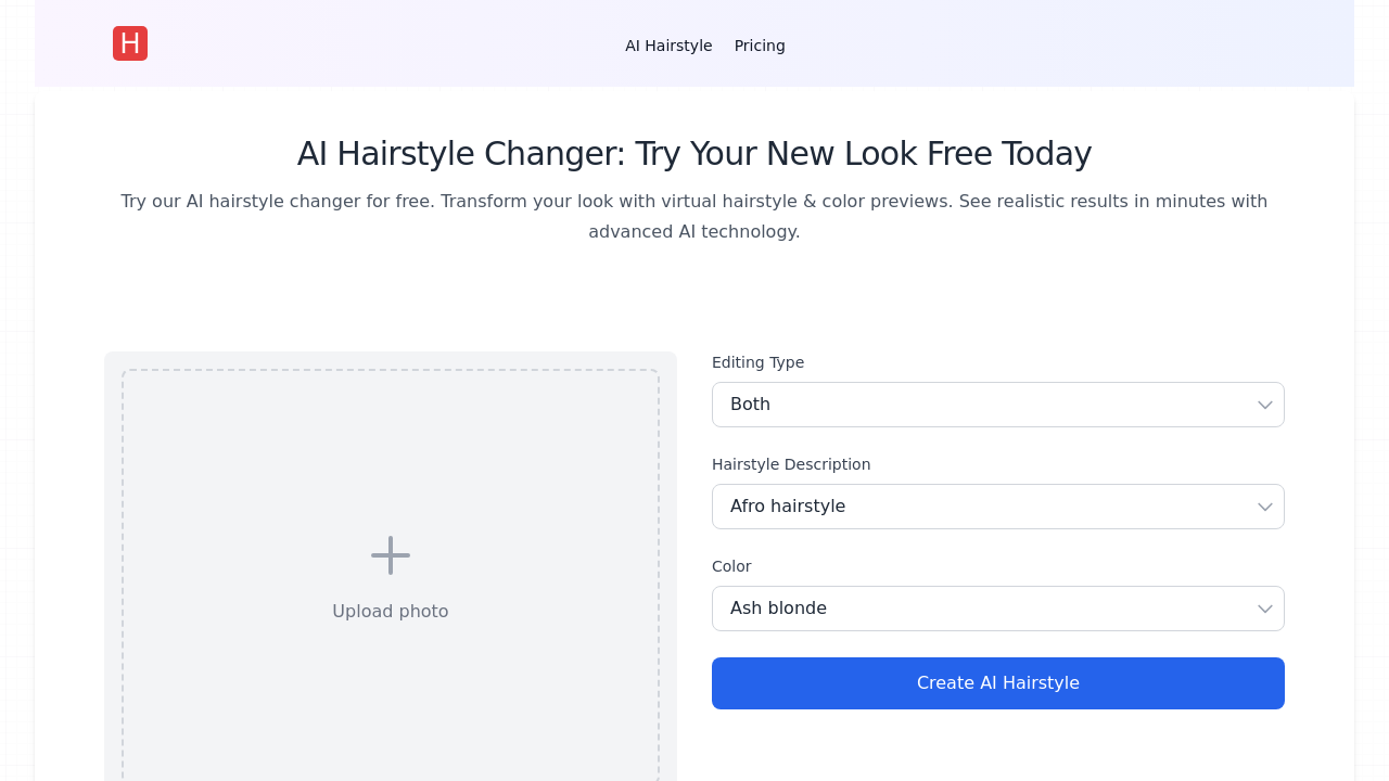 AI Hairstyle Changer screenshot