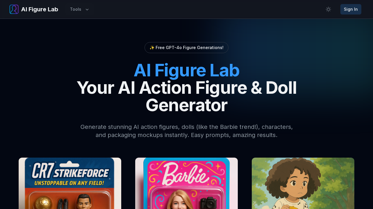 AI Figure Lab screenshot