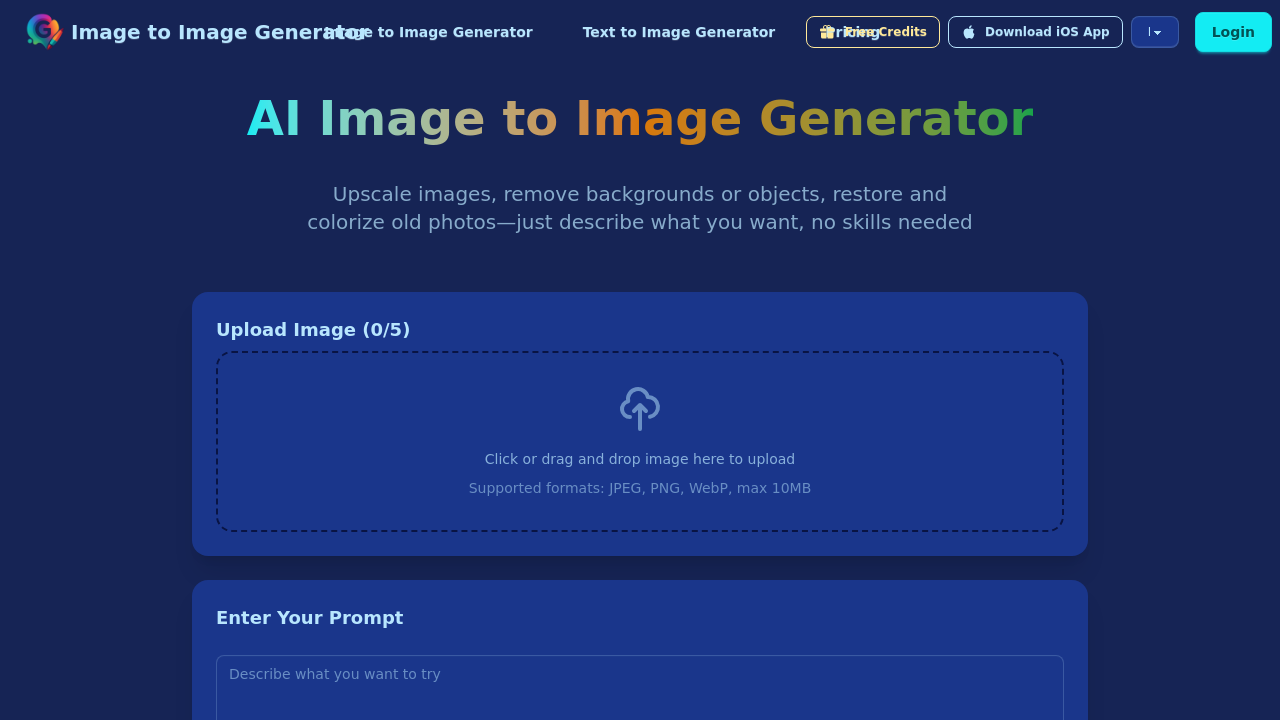 I Image to Image Generator screenshot