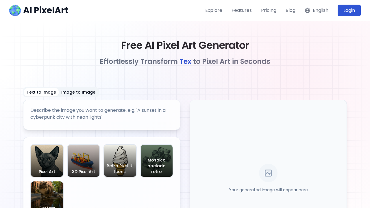 AI Pixel Art Generator screenshot