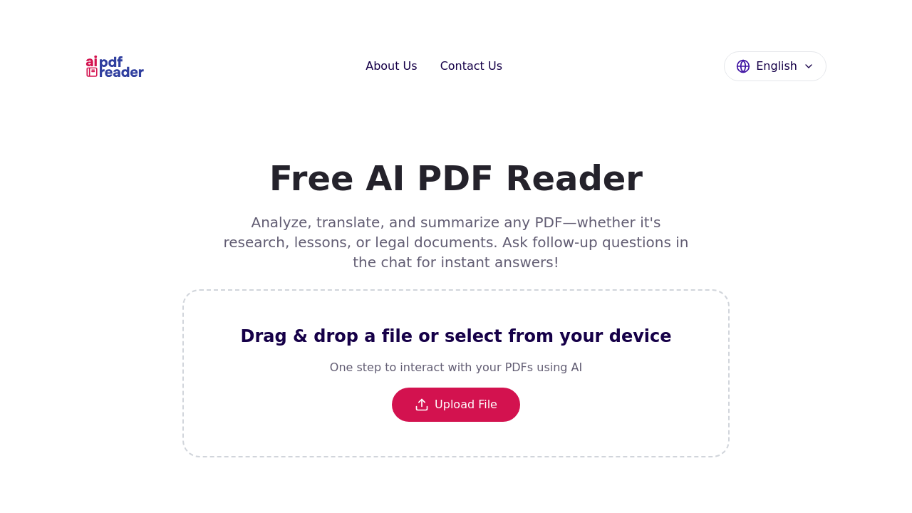 AI PDF Reader screenshot