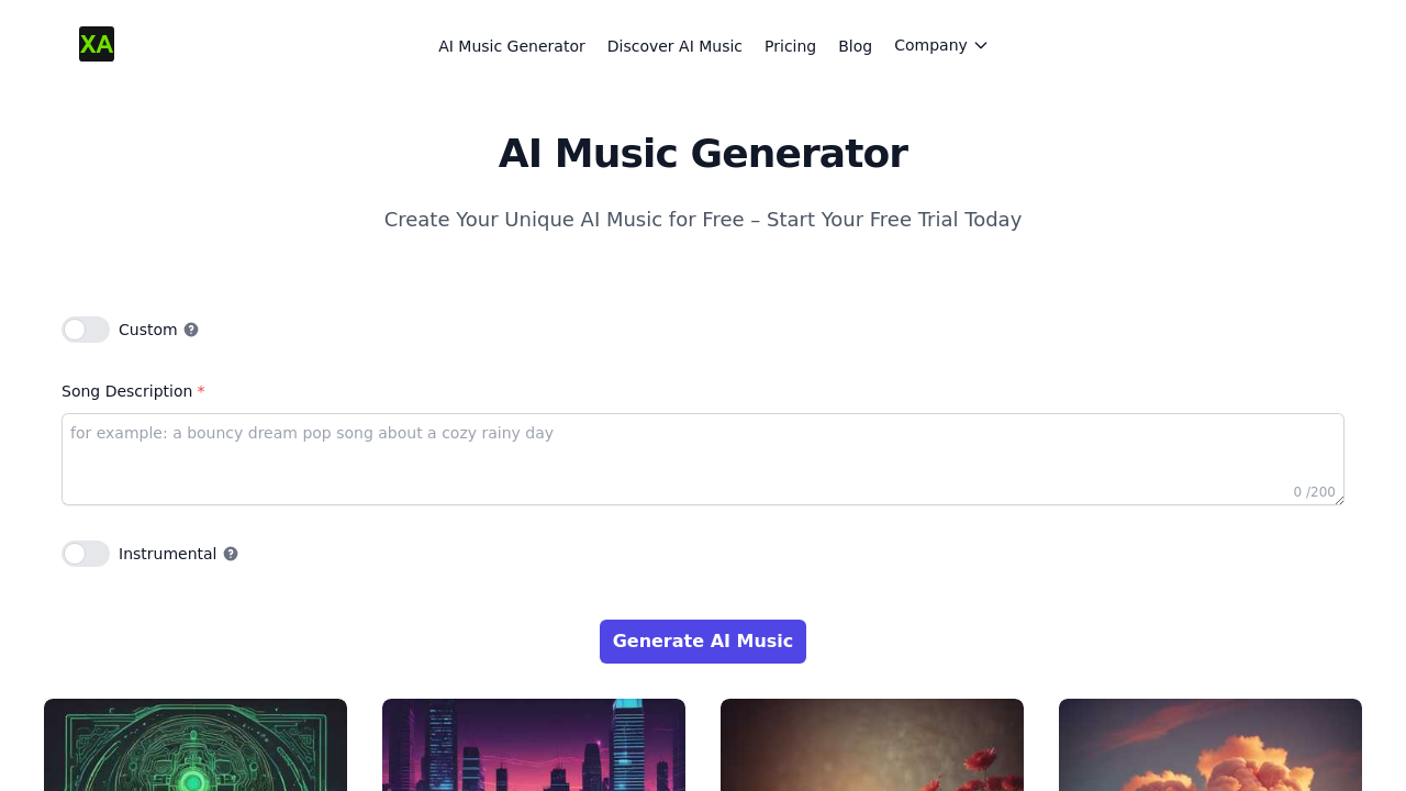 AI Music Generator screenshot