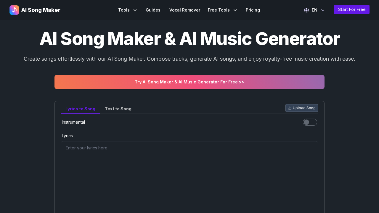 AI Song Maker screenshot