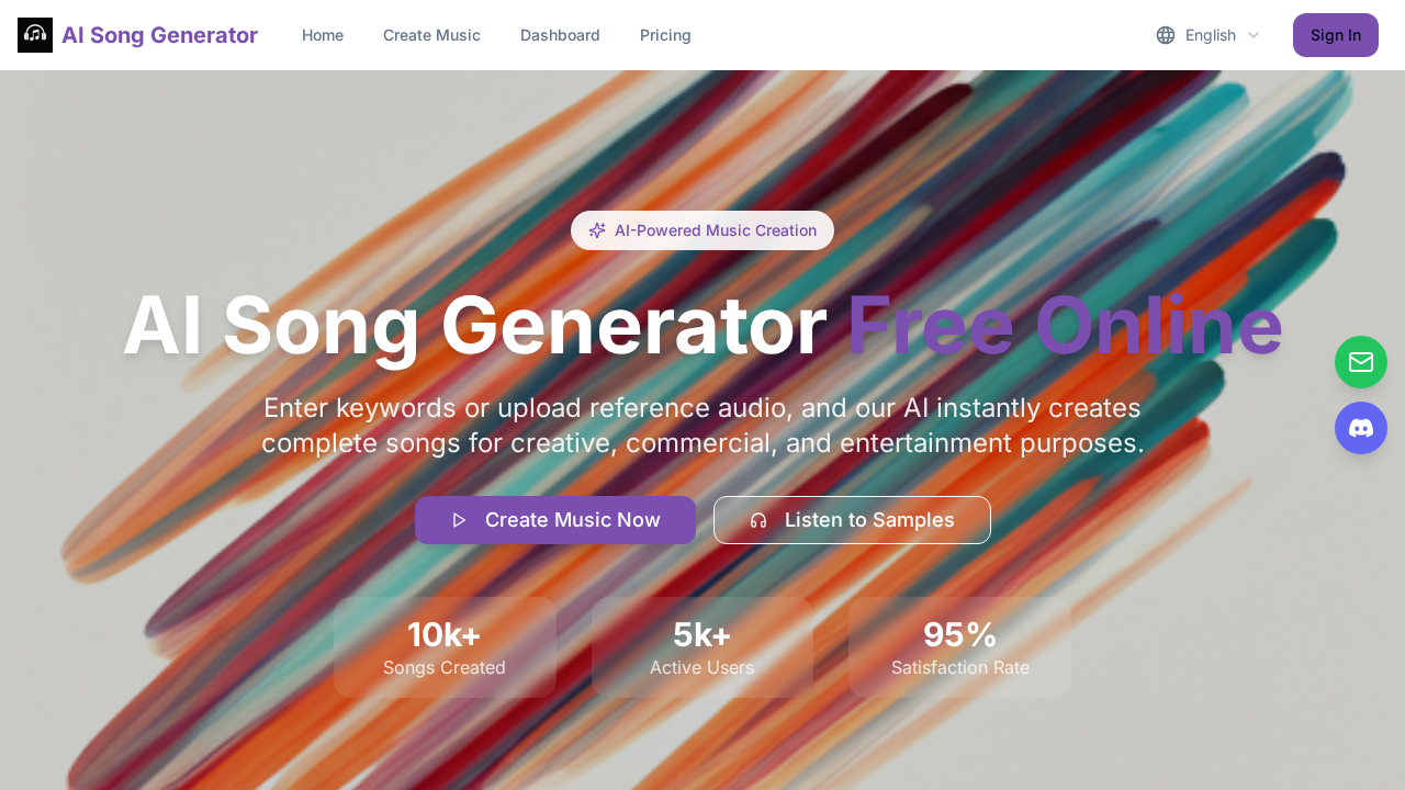 AI Song Generator screenshot