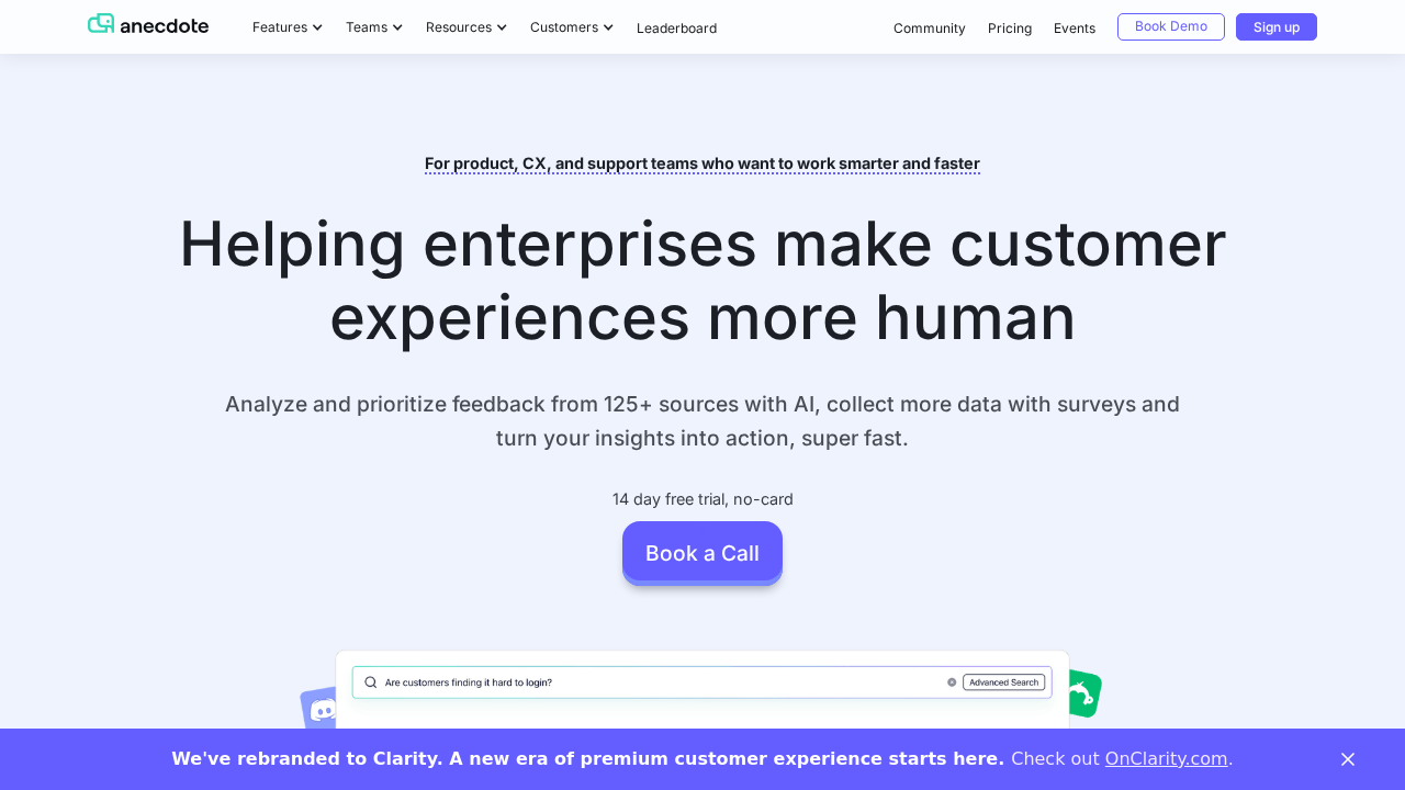 Anecdote AI screenshot