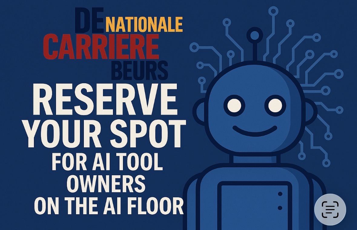 Showcase your AI tool to the Next-Gen at the Dutch Career Fair 2026 - with a whole new AI-tooling Floor! JOIN NOW! screenshot