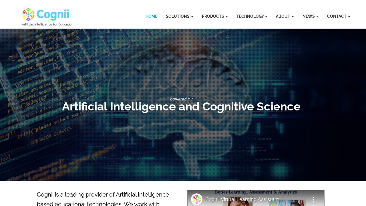 Cognii Virtual Learning Assistant screenshot