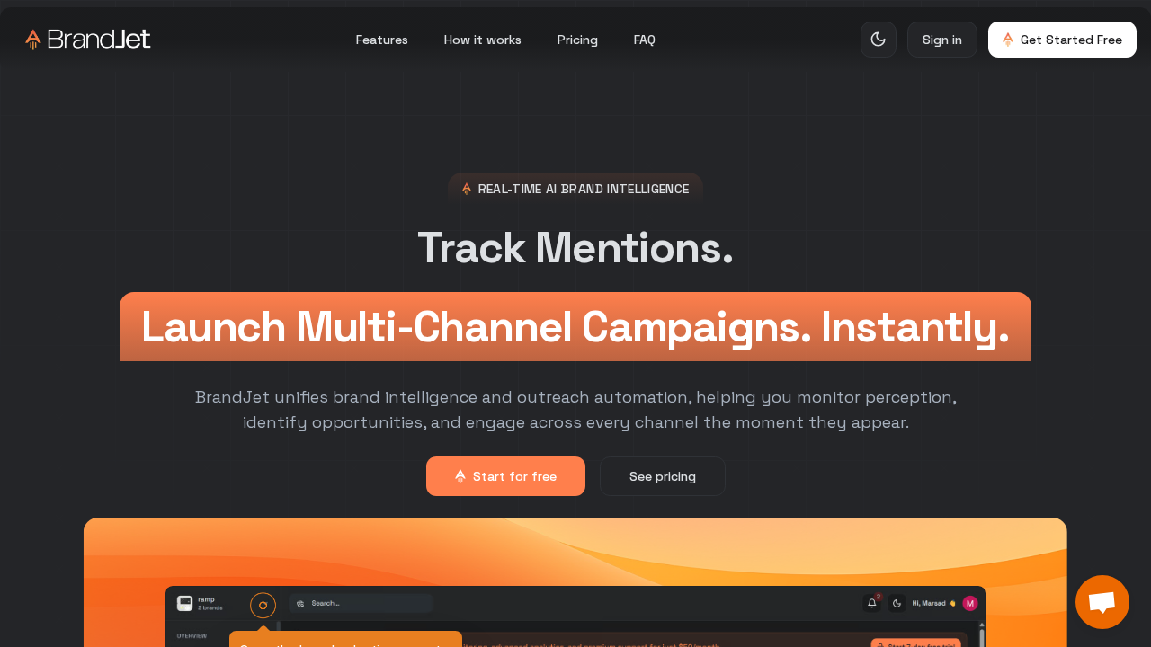 BrandJet AI screenshot