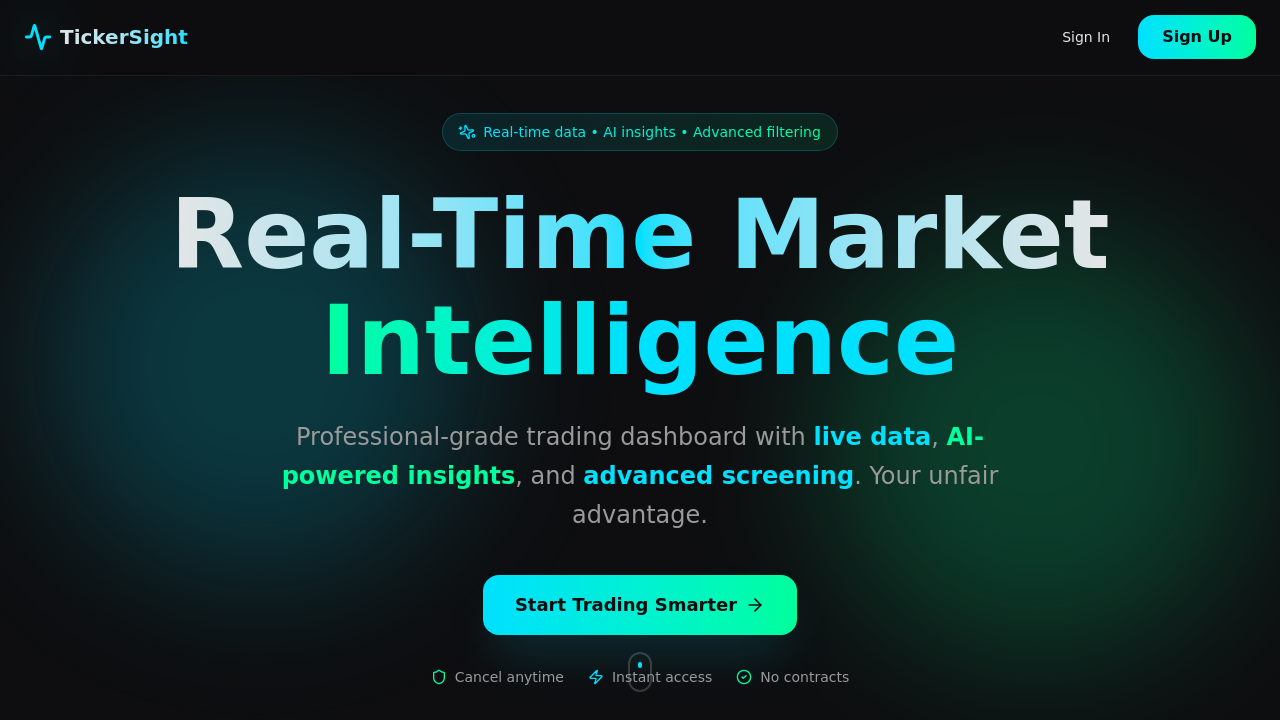 TickerSight screenshot