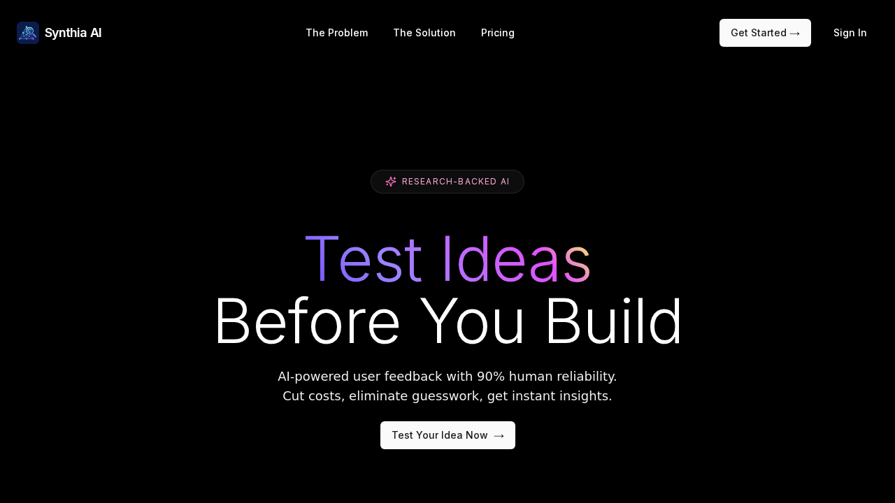 Synthia AI screenshot