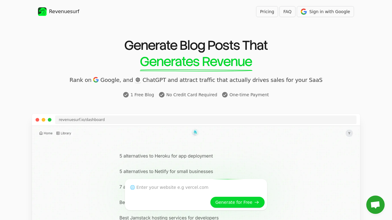 Revenuesurf screenshot