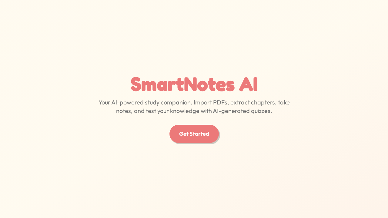 SmartNotes AI screenshot