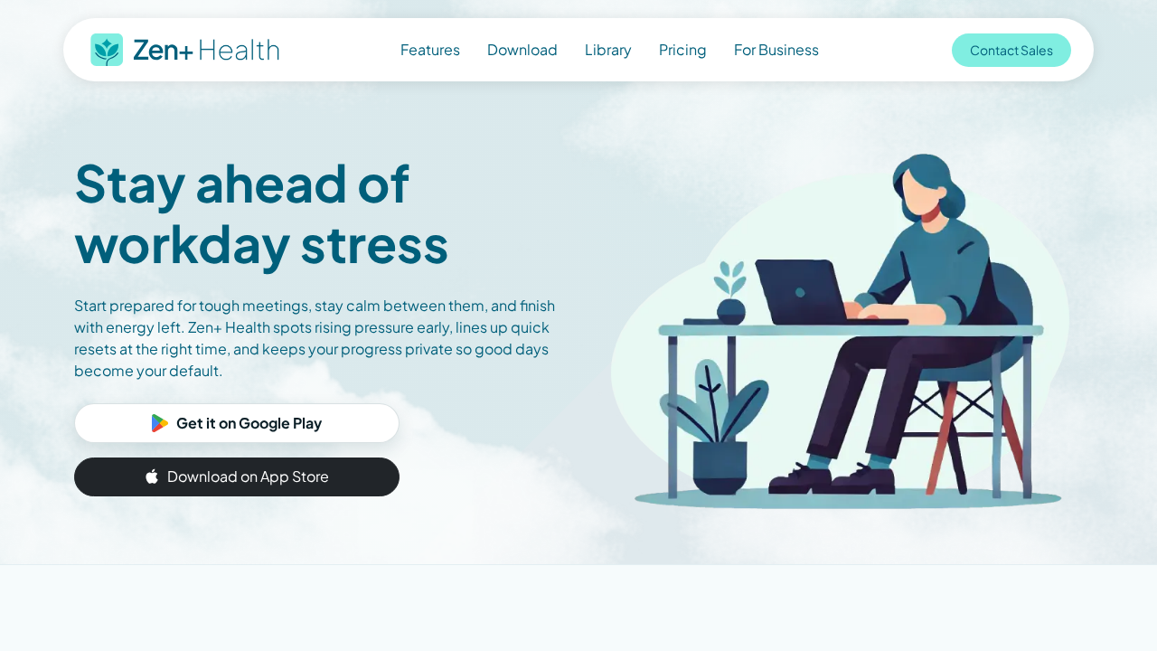 Zen+ Health screenshot