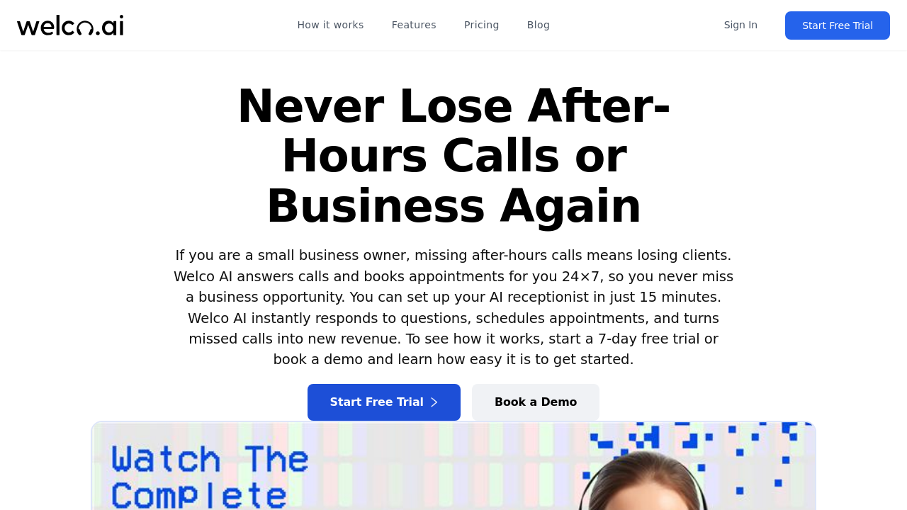 Welco.ai - AI Receptionist screenshot