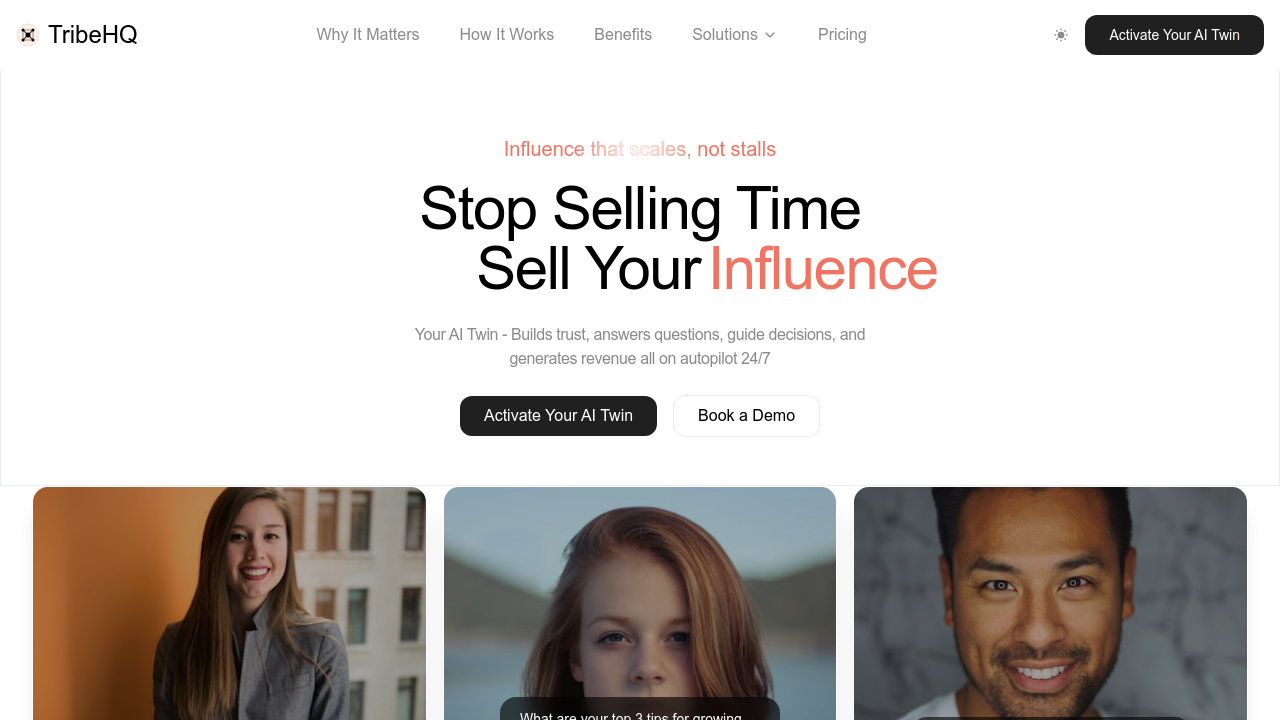 TribeHQ.AI screenshot