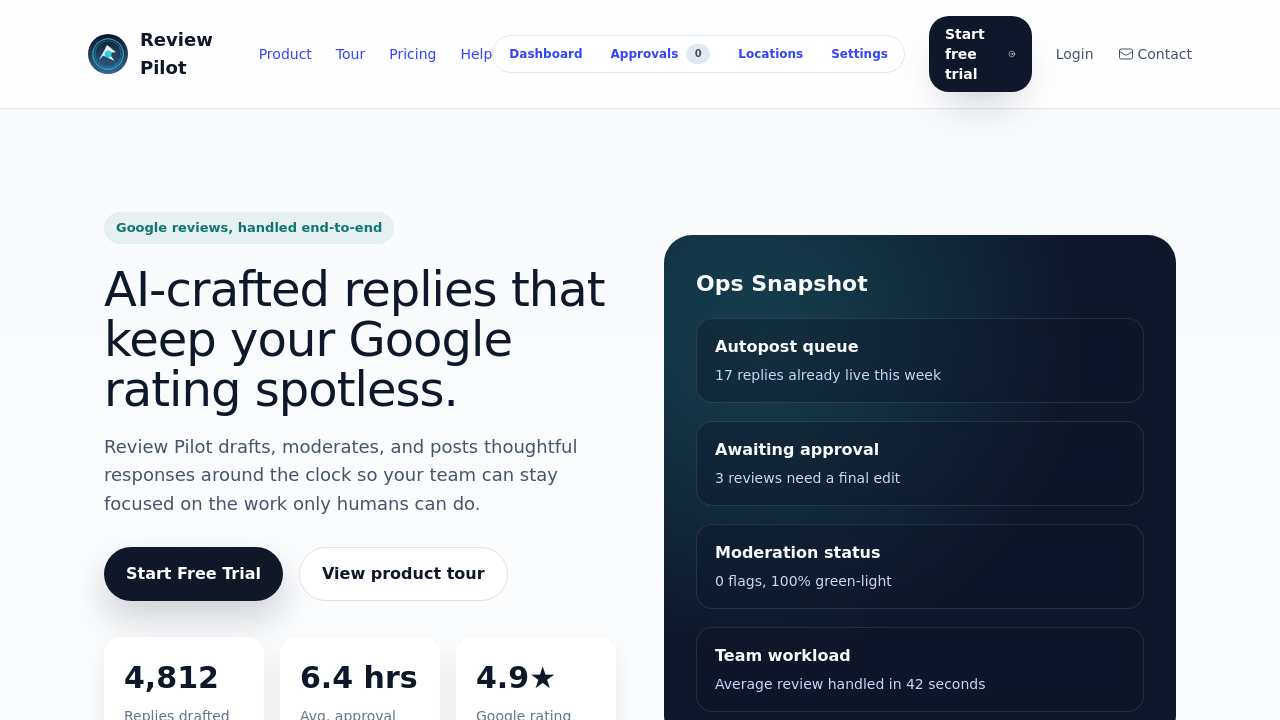 Review Pilot screenshot