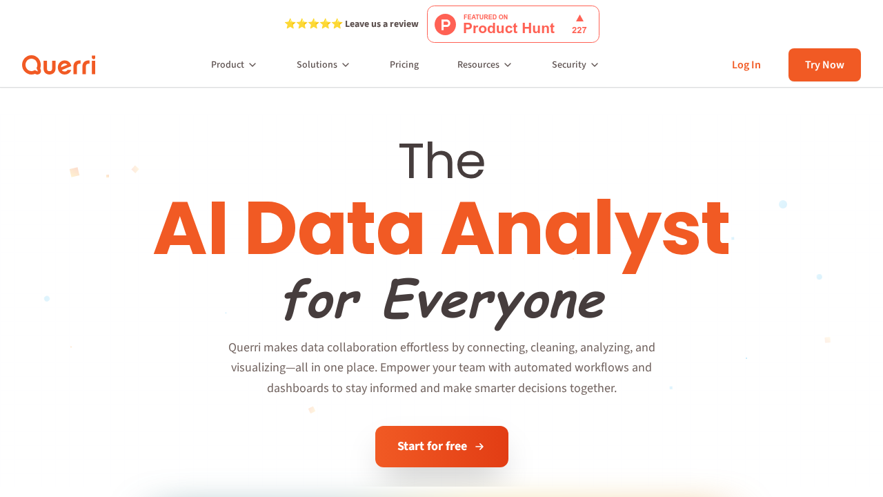 Querri 2.0 screenshot