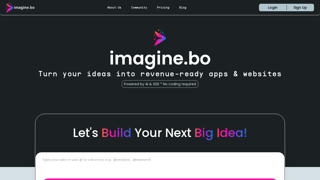 imagine.bo screenshot