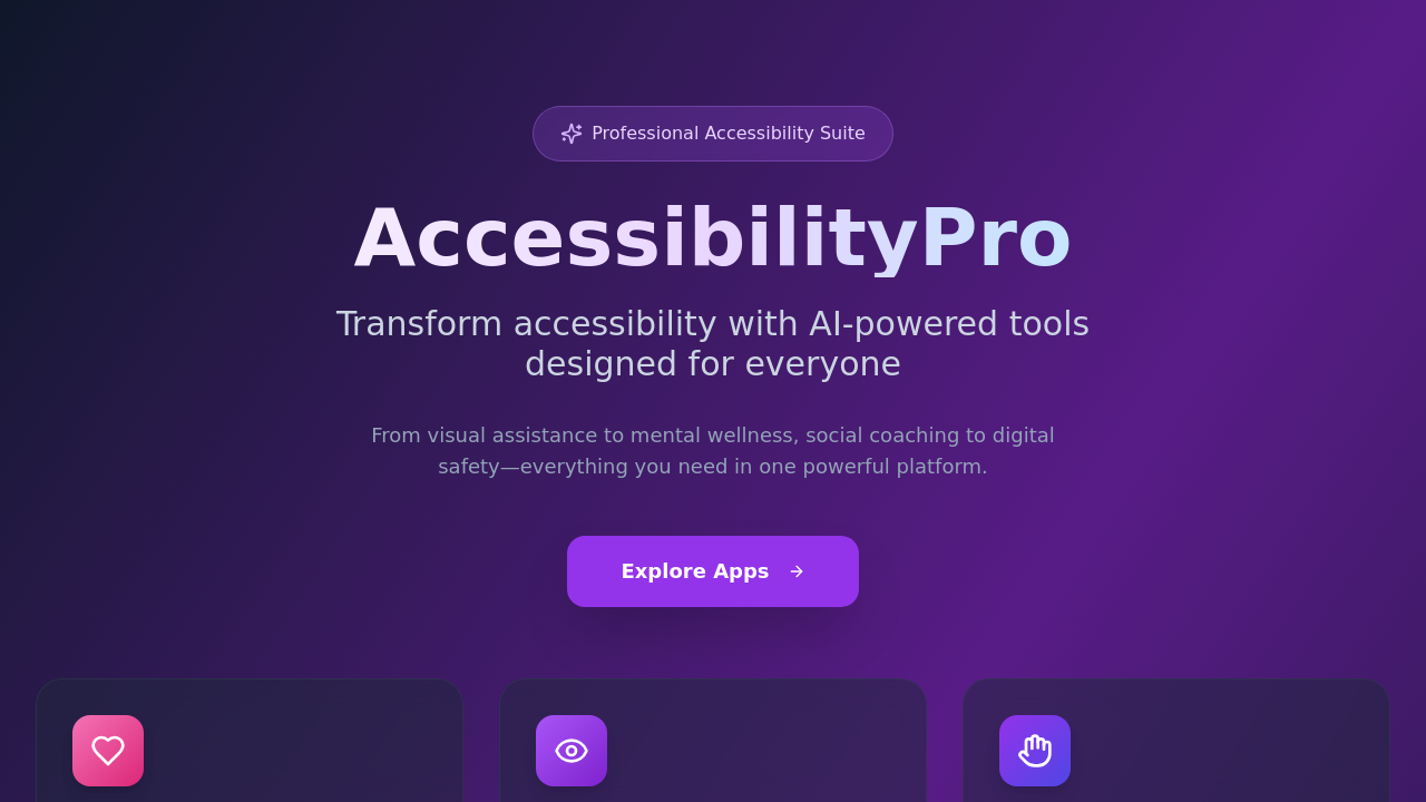 AccessibilityPro Suite screenshot