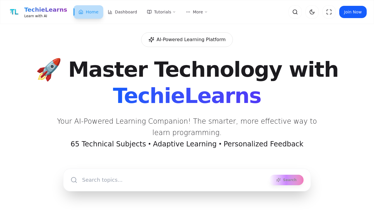 TechieLearns screenshot