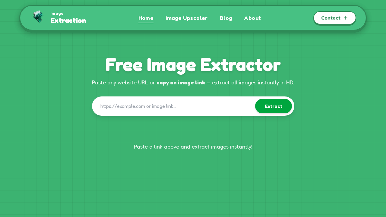 Image Extraction screenshot