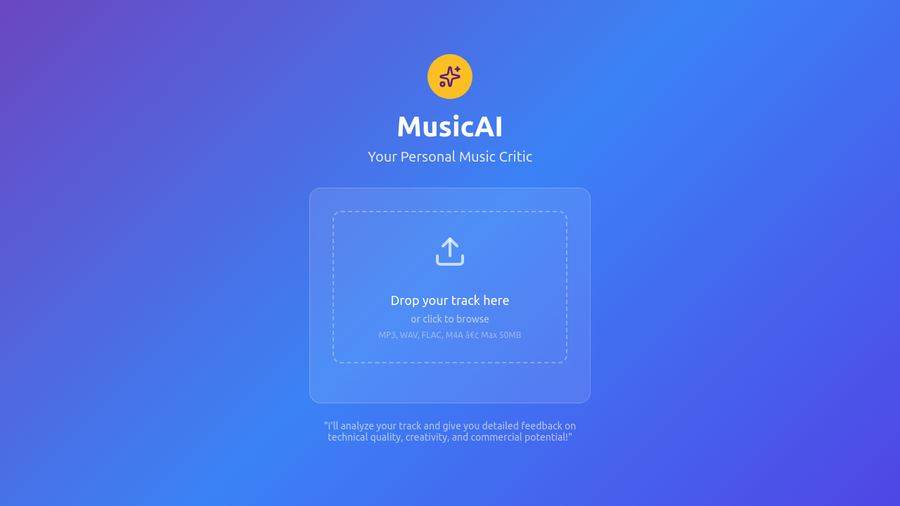 AI Music Critic screenshot